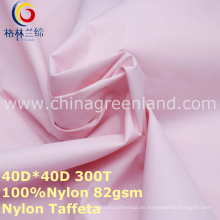 Tela impermeable de nylon del tafetán aburrido 300t para la chaqueta de la ropa (GLLML271)